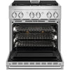 JennAir NOIR 30 Inch Dual Fuel Professional Range - JDRP430HM