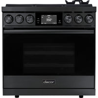 Dacor 36 Inch Freestanding Dual Fuel Smart Range with Steam-Assist Oven - DOP36M86DLM
