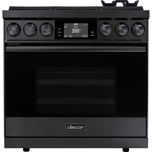Dacor 36 Inch Freestanding Dual Fuel Smart Range with Steam-Assist Oven - DOP36M86DLM