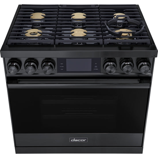 Dacor 36 Inch Freestanding Dual Fuel Smart Range with Steam-Assist Oven - DOP36M86DLM