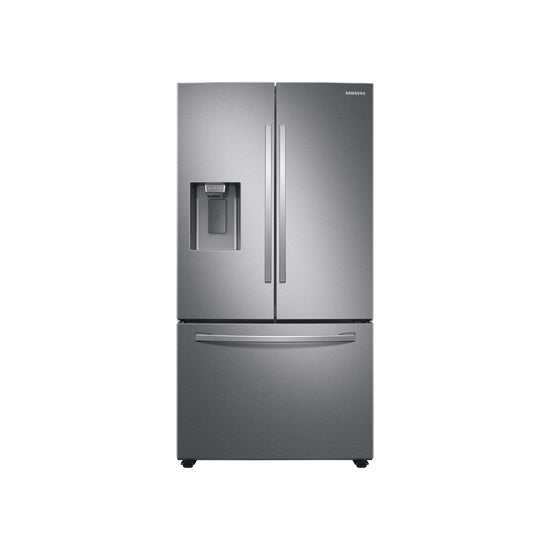 Samsung 27 cu. ft. 3-Door French Door Refrigerator with External Water & Ice Dispenser, Stainless Steel - RF27T5201SR/AA