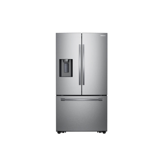 Samsung 27 cu. ft. 3-Door French Door Refrigerator with External Water & Ice Dispenser, Stainless Steel - RF27T5201SR/AA