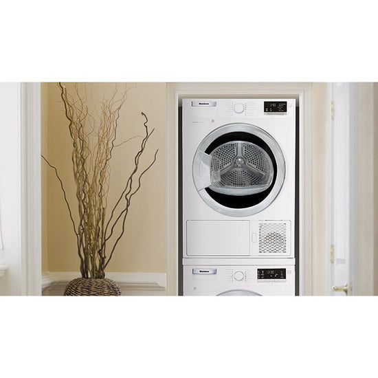 Blomberg 24 Inch Heat Pump Ventless Dryer, White - DHP24400W