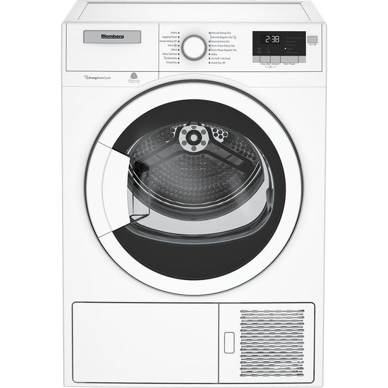 Blomberg 24 Inch Heat Pump Ventless Dryer, White - DHP24400W