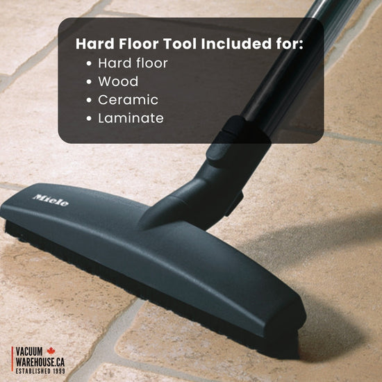 Miele Classic C1 TurboTeam Bagged Canister Vacuum, Mystique Blue - 41DAE437CDN