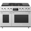 SKS 48 Inch Dual Fuel Pro Range with Sous Vide and Induction - SKSDR480SIS