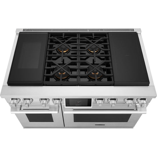 SKS 48 Inch Dual Fuel Pro Range with Sous Vide and Induction - SKSDR480SIS