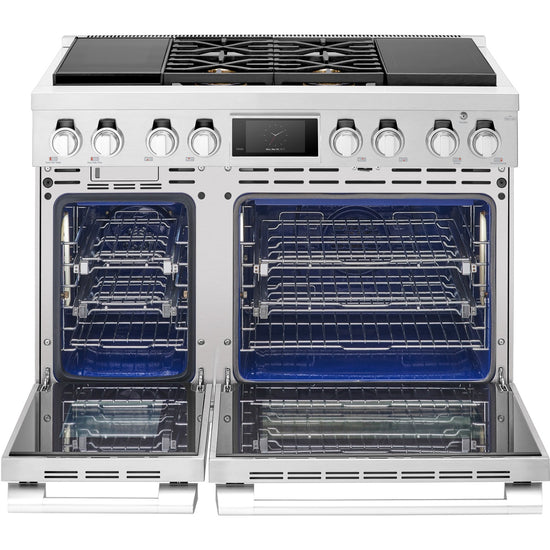 SKS 48 Inch Dual Fuel Pro Range with Sous Vide and Induction - SKSDR480SIS