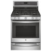 GE 30 Inch Free-Standing Dual Fuel Range with Convection, Stainless Steel - PC2B940SEJSS