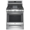 GE 30 Inch Free-Standing Dual Fuel Range with Convection, Stainless Steel - PC2B940SEJSS