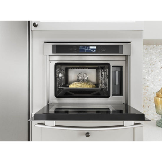 JennAir 24 Inch Single Steam Electric Wall Oven with 1.3 Cu. Ft. Capacity, Stainless Steel - JBS7524BS