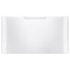 GE 16 Inch Laundry Pedestal with Storage Drawer, White - GFP1528SNWW