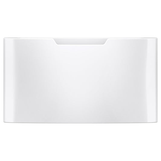 GE 16 Inch Laundry Pedestal with Storage Drawer, White - GFP1528SNWW