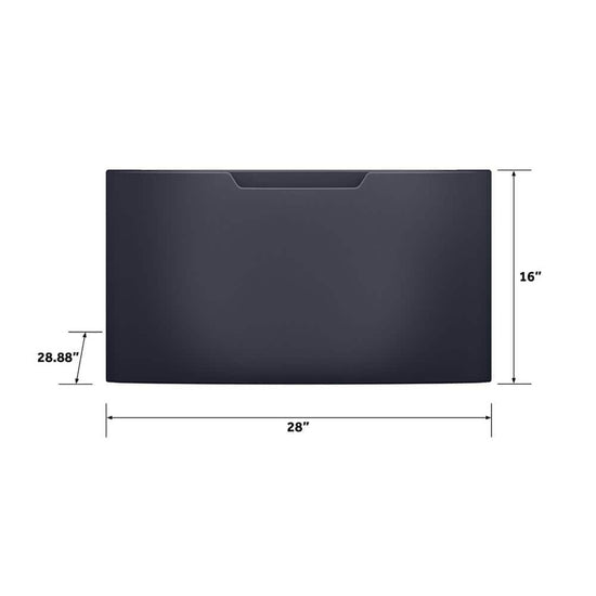 GE 28 in. Wide Laundry Pedestal with Storage Drawer, Sapphire Blue - GFP1528PNRS