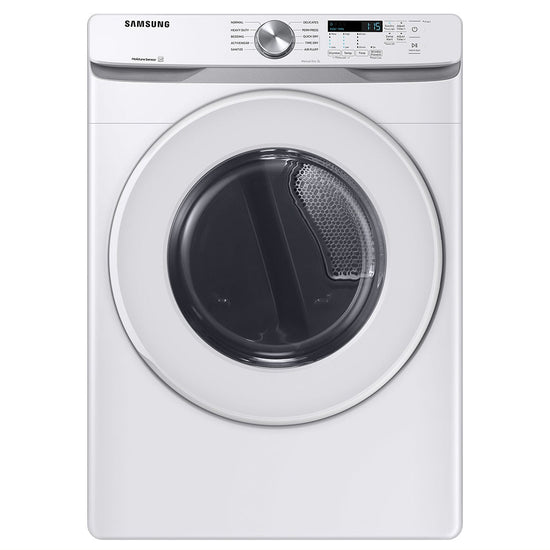 Samsung 7.5 cu. ft. Front Load Electric Dryer, White - DVE45T6005W