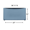 Electrolux 27 Inch Laundry Pedestal with Storage Drawer, Glacier Blue - ELPWD27AG