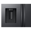 Samsung 36 Inch French Door Refrigerator with 30.5 cu. ft. Capacity, Black Matte Steel - RF32CG5400MTAA