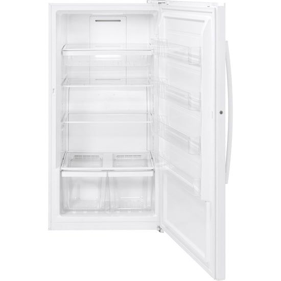 GE 17.3 cu. ft. Garage Ready Upright Freezer, White - FUF17DLRWW