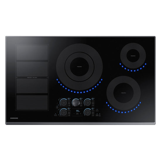 Samsung 36 Inch Smart Induction Cooktop with Flex Zone - NZ36K7880UG