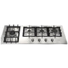 Fulgor Milano 36 Inch Pro-Style Gas Cooktop, Stainless Steel - F4PGK365S1