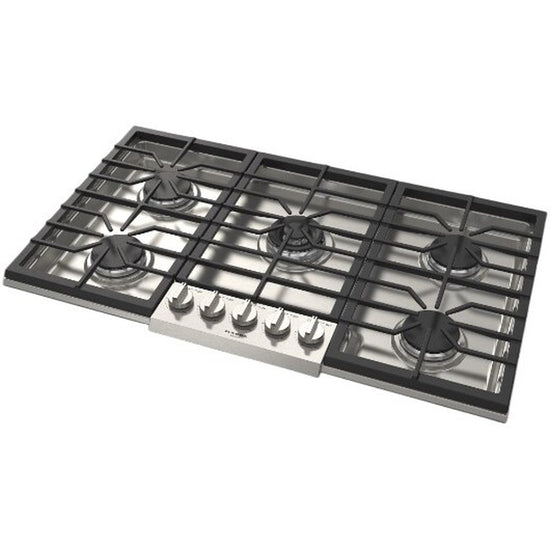 Fulgor Milano 36 Inch Pro-Style Gas Cooktop, Stainless Steel - F4PGK365S1