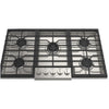 Fulgor Milano 36 Inch Pro-Style Gas Cooktop, Stainless Steel - F4PGK365S1