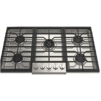 Fulgor Milano 36 Inch Pro-Style Gas Cooktop, Stainless Steel - F4PGK365S1