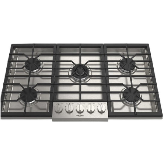 Fulgor Milano 36 Inch Pro-Style Gas Cooktop, Stainless Steel - F4PGK365S1