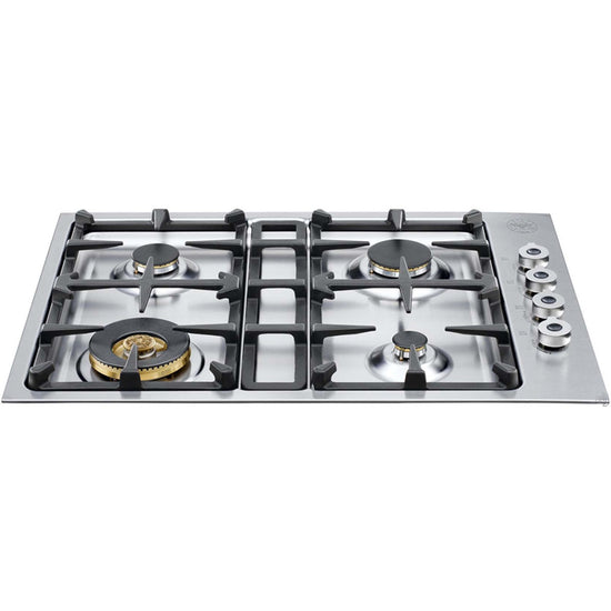 Bertazzoni 30 Inch Gas Cooktop with 4 Sealed Burners, Natural Gas - QB30400X