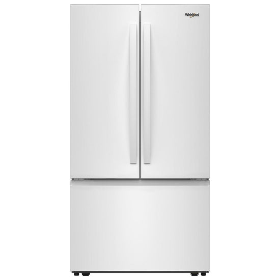 Whirlpool 36 Inch French Door Refrigerator with 30.52 cu. ft. Capacity, White - WRFF3136SW