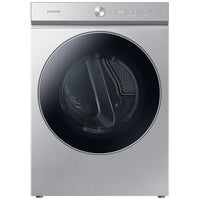 Samsung 7.6 Cu. Ft. Electric Steam Dryer, Silver Steel - DVE53BB8900TAC