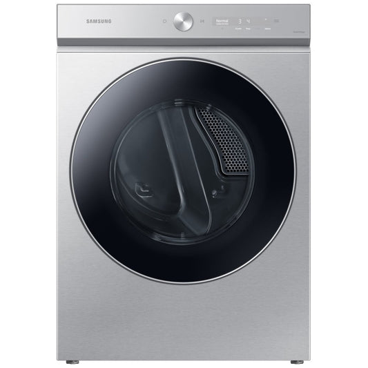Samsung 7.6 Cu. Ft. Electric Steam Dryer, Silver Steel - DVE53BB8900TAC
