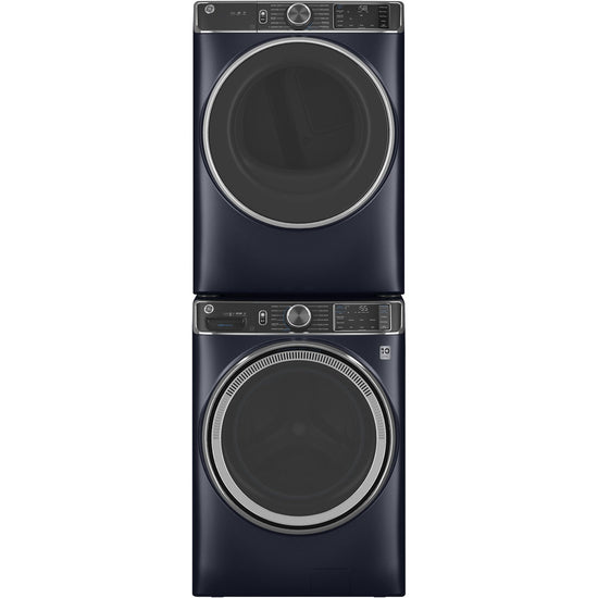 GE 7.8 Cu. Ft. Electric Steam Dryer, Sapphire Blue - GFD85ESMNRS