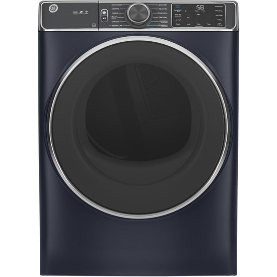 GE 7.8 Cu. Ft. Electric Steam Dryer, Sapphire Blue - GFD85ESMNRS