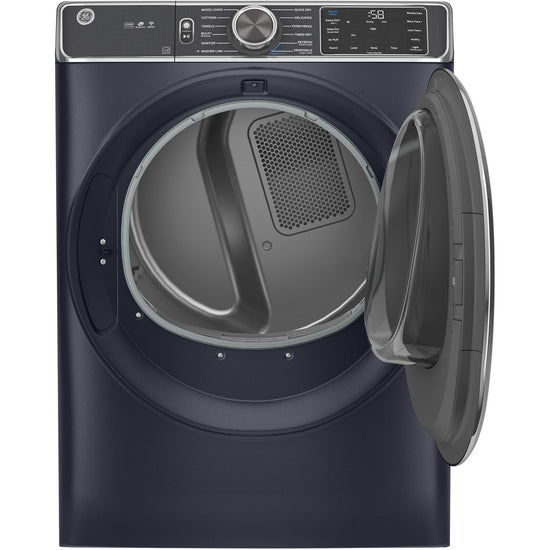 GE 7.8 Cu. Ft. Electric Steam Dryer, Sapphire Blue - GFD85ESMNRS