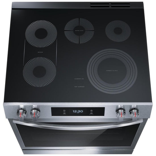 Frigidaire 30 Inch Electric Range with 6.2 cu. ft. Capacity, Smudge-Proof Stainless Steel - GCFE306CBF
