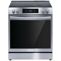 Frigidaire 30 Inch Electric Range with 6.2 cu. ft. Capacity, Smudge-Proof Stainless Steel - GCFE306CBF