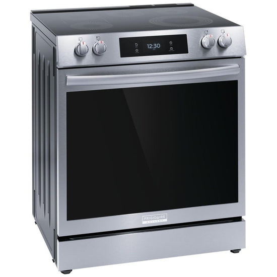 Frigidaire 30 Inch Electric Range with 6.2 cu. ft. Capacity, Smudge-Proof Stainless Steel - GCFE306CBF