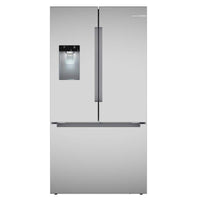 Bosch 36 Inch French Door Refrigerator with External Water and Ice, Stainless Steel - B36FD10ENS