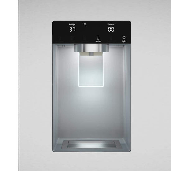 Bosch 36 Inch French Door Refrigerator with External Water and Ice, Stainless Steel - B36FD10ENS