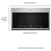 Whirlpool 30 Inch Over-the-Range Microwave with 2.1 cu. ft. Capacity - YWMH54521JZ (Ships in 7-10 days)
