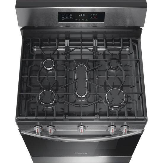 Frigidaire 30 Inch Freestanding Gas Range with 5.1 cu. ft. Capacity, Stainless Steel - FCRG3083AS