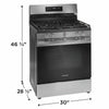 Frigidaire 30 Inch Freestanding Gas Range with 5.1 cu. ft. Capacity, Stainless Steel - FCRG3083AS