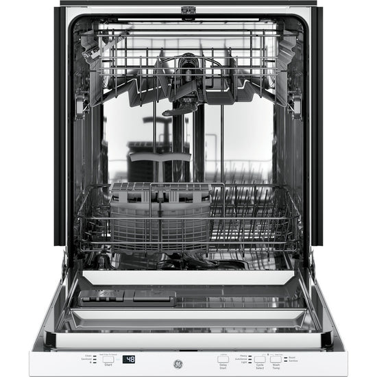 GE ADA Compliant Dishwasher with Sanitize Cycle, White - GDT225SGLWW