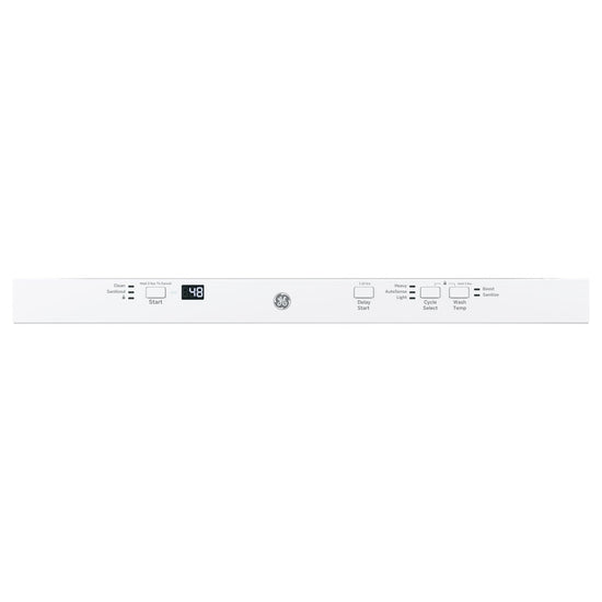 GE ADA Compliant Dishwasher with Sanitize Cycle, White - GDT225SGLWW