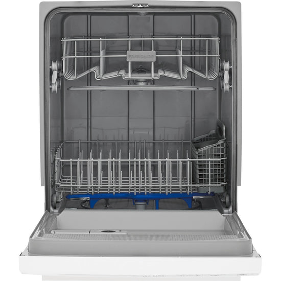 Frigidaire 24 Inch Built-In Front Control Dishwasher, White - FFCD2413UW