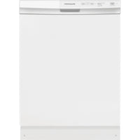 Frigidaire 24 Inch Built-In Front Control Dishwasher, White - FFCD2413UW