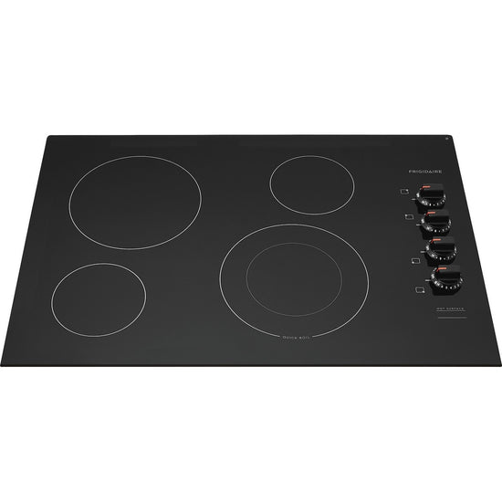Frigidaire 30 in. Electric Cooktop in Black with 4 Burner Elements - FFEC3025UB