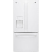 GE Profile 23.5 Cu. Ft. French Door Refrigerator, White - PFE24HGLTKWW