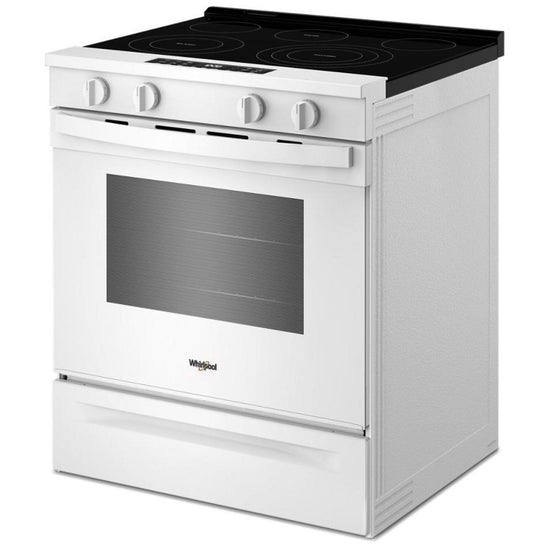 Whirlpool 5.3 cu. ft. Freestanding Electric Range with No Preheat Air Fry, White - YWSES5030SW